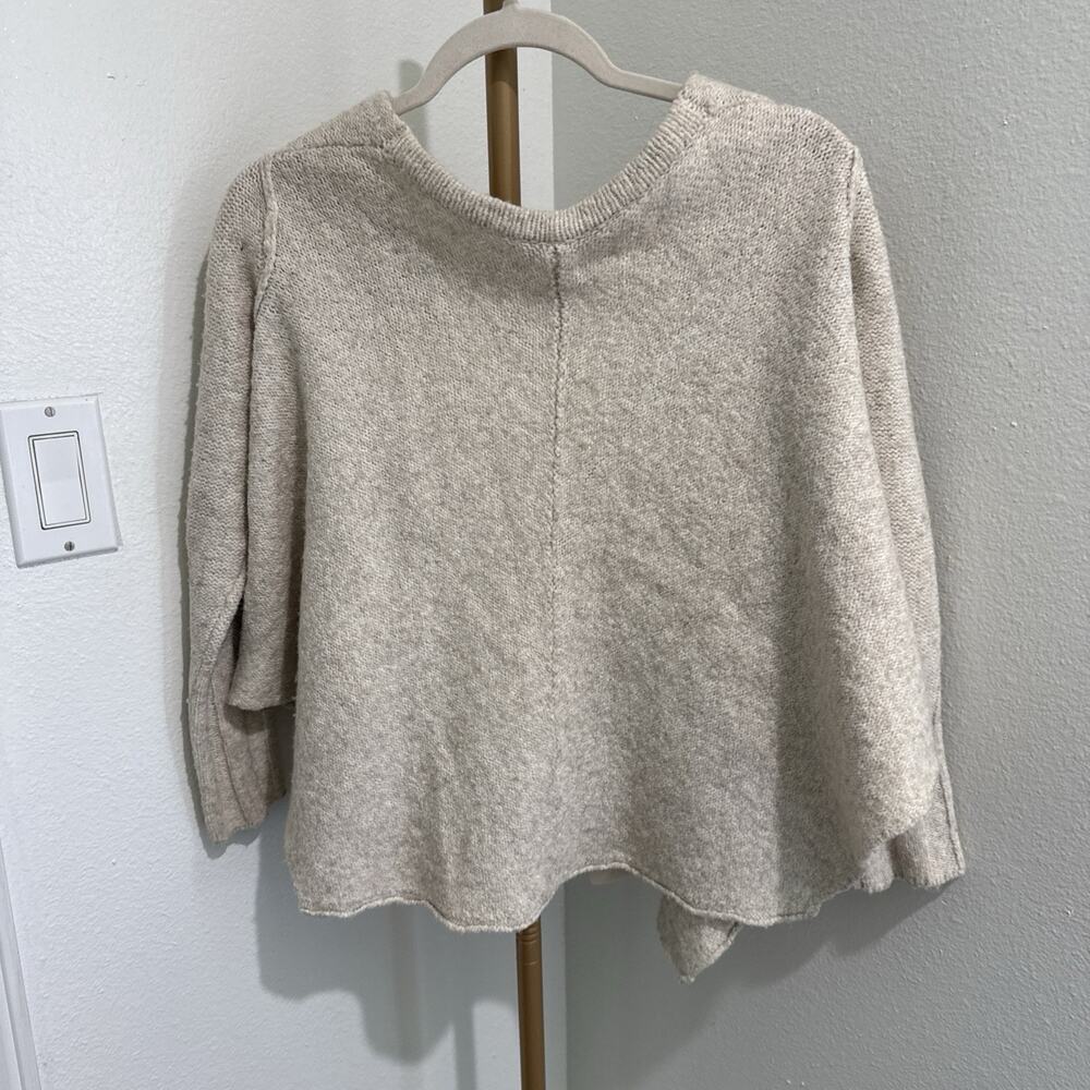 Free People Wool Blend Cardigan Sweater S Oversized Boho Hobo Bohemian Grunge‎ - Picture 4 of 8